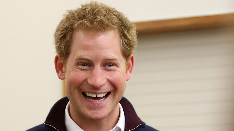prince harry laughing