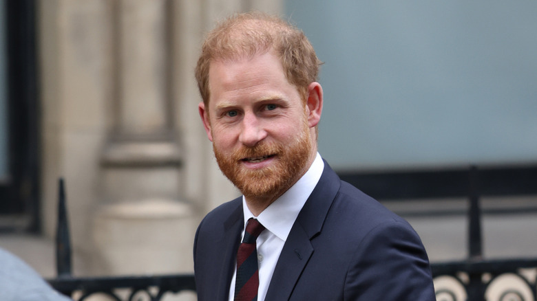 Prince Harry smiling