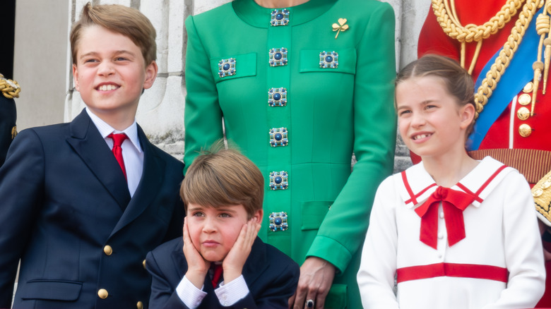 Princes Louis, George, Princess Charlotte