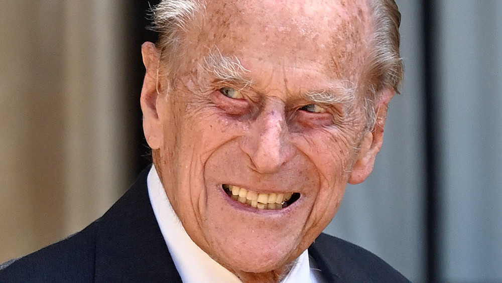 Prince Phillip smiling