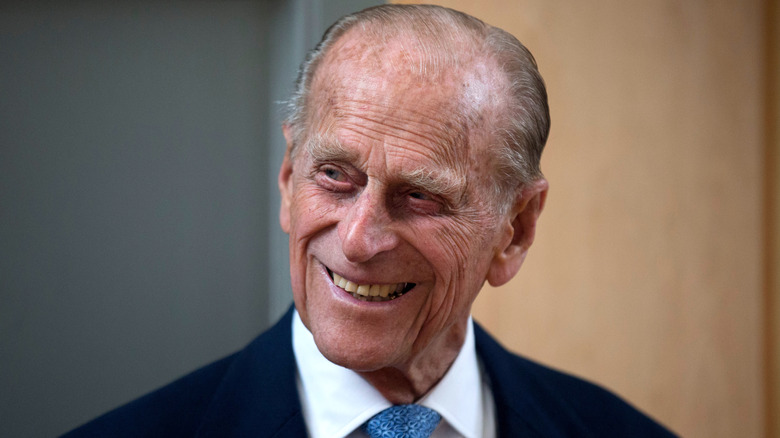 Prince Philip smiling