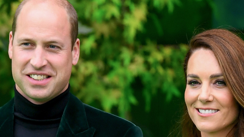 Prince William and Kate Middleton smiling