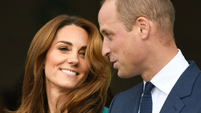 Prince William and Kate Middleton smiling