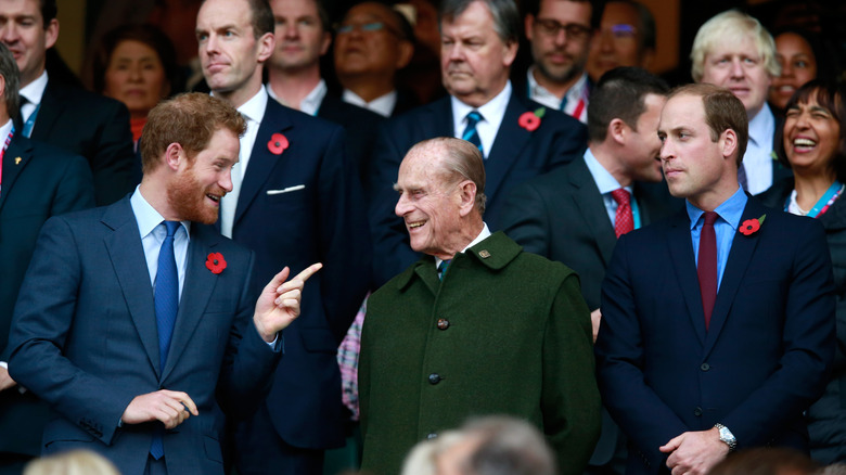 Prince Harry, Prince Philip, Prince William