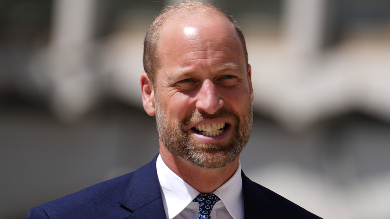 Prince William smiling