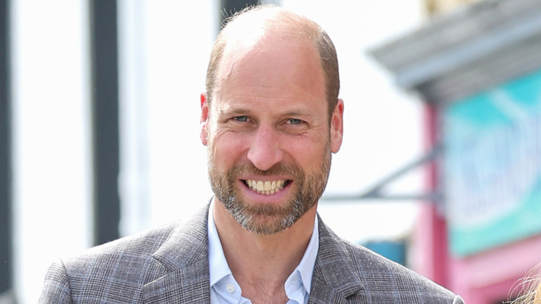 Prince William smiling