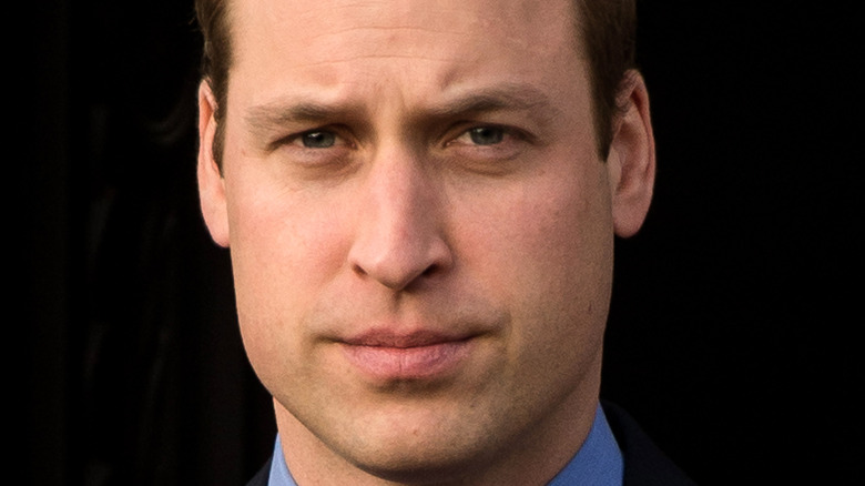 Prince William posing 