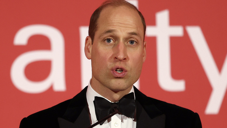 Prince William giving a speech