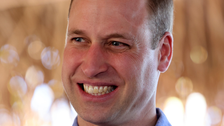 Prince William smiling