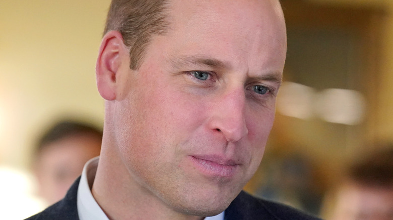 Prince William sad