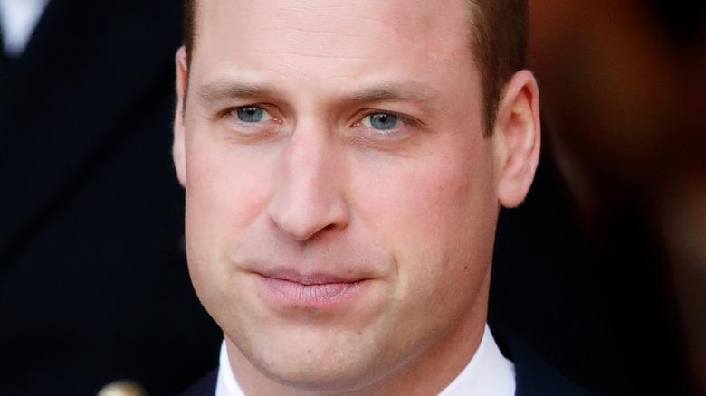 Prince William posing  