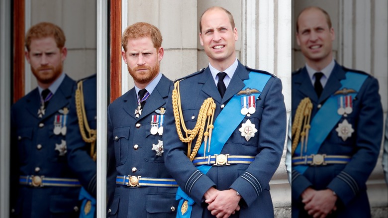 Prince William and Prince Harry in 2018
