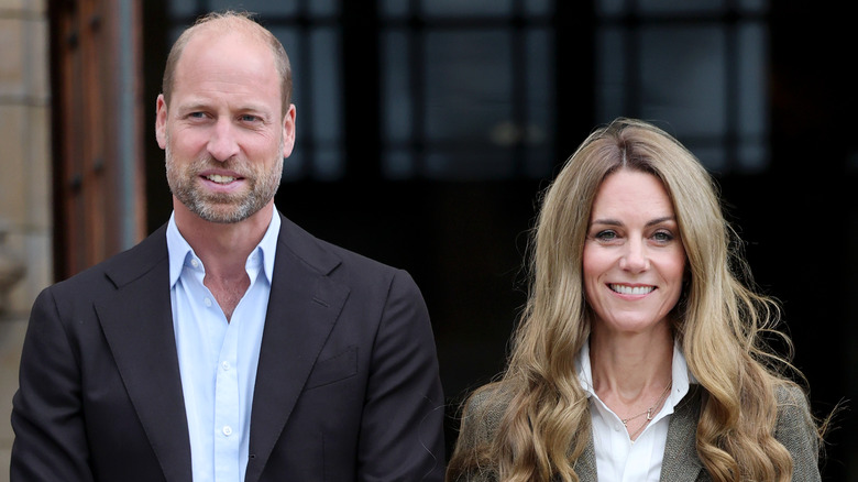 Prince William and Princess Catherine shoulders-up