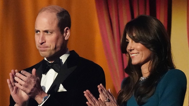 Prince William Kate Middleton clapping