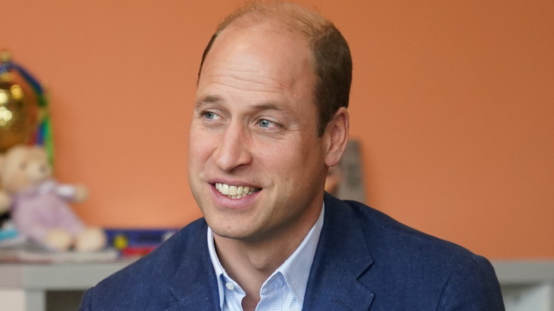 Prince William smiling