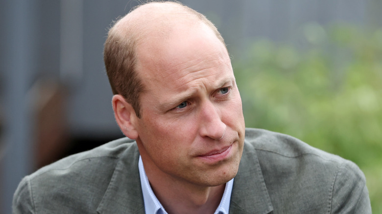 Prince William participating in a discussion
