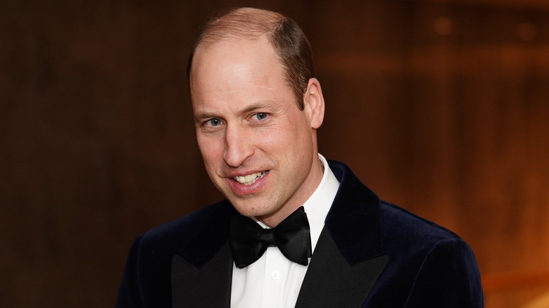 Prince William in tuxedo BAFTA