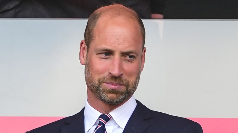 Prince William looking contemplative