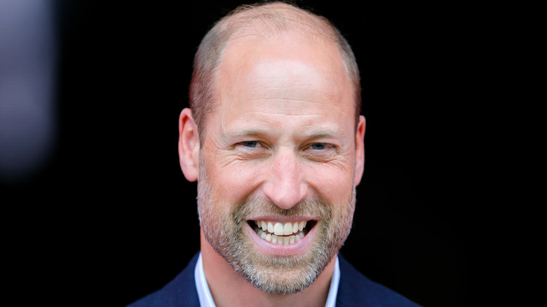Close-up of Prince William smiling