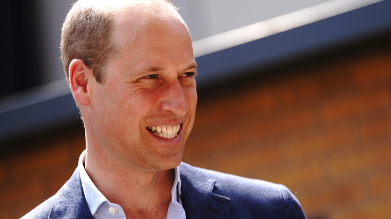 Prince William smiling