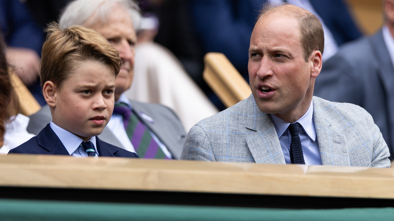 Prince William with Prince George