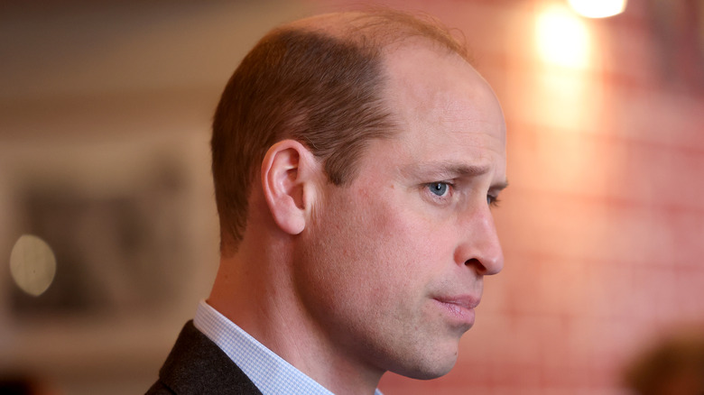 Prince william looking concerned