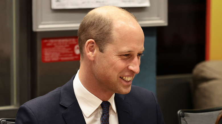 Prince William smiling