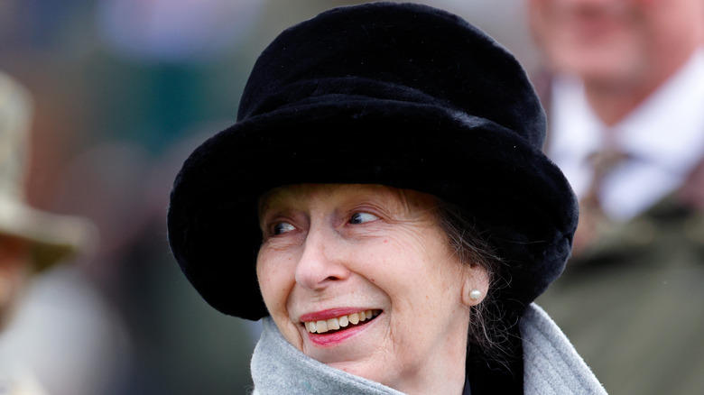 Princess Anne smiling 