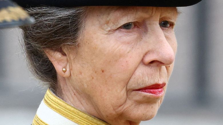 Princess Anne at Queen's funeral