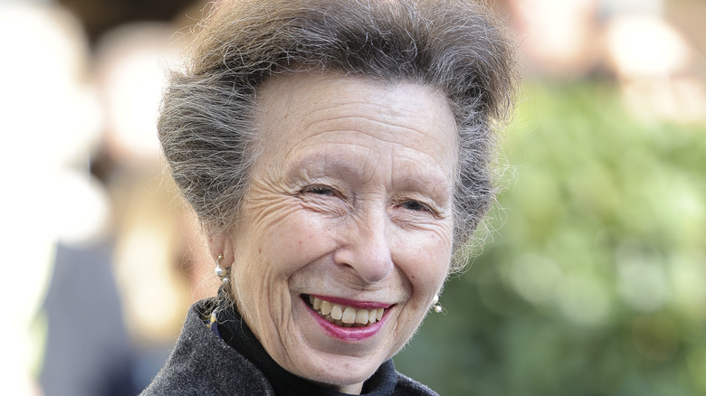 Princess Anne smiling