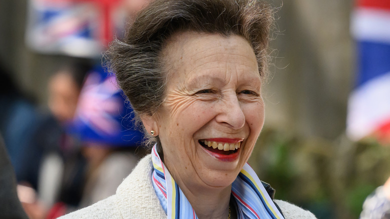 Princess Anne smiling