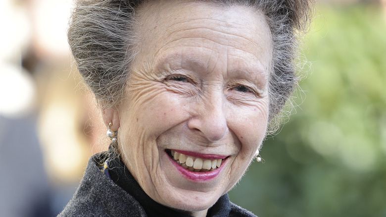 Princess Anne smiling 