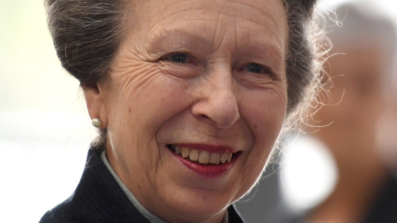 Princess Anne smiling 