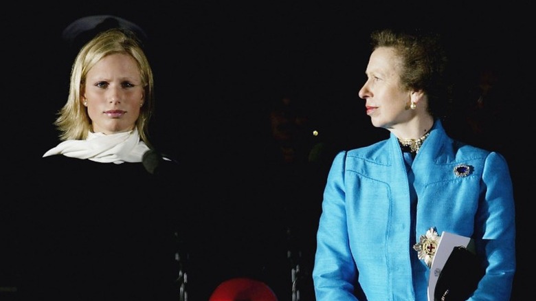 Zara Tindall and Princess Anne christen two ships in 2003
