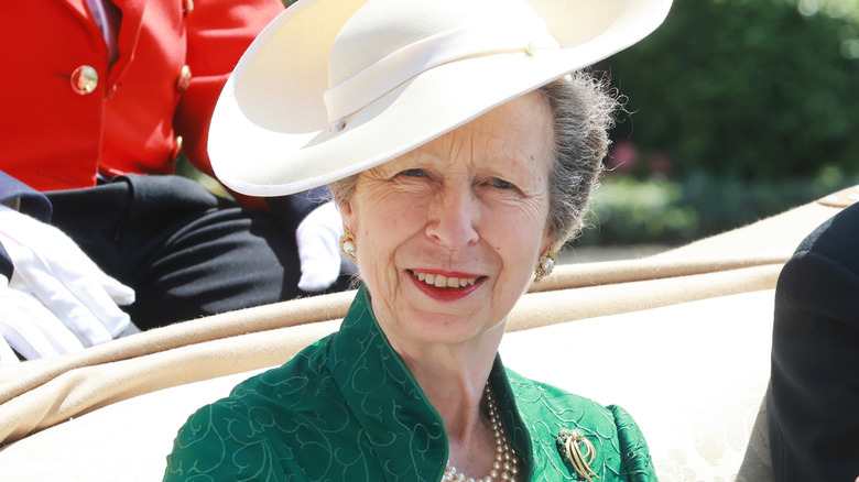 Princess Anne smiling