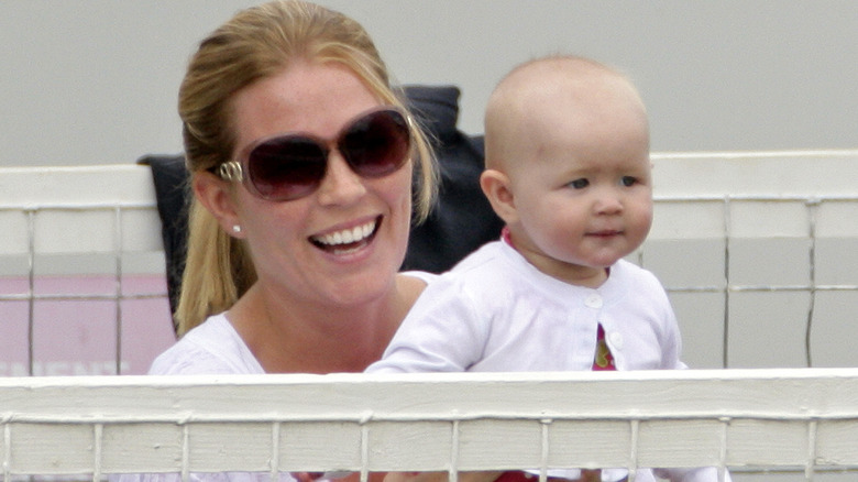 Autumn Kelly holding baby Savannah Phillips