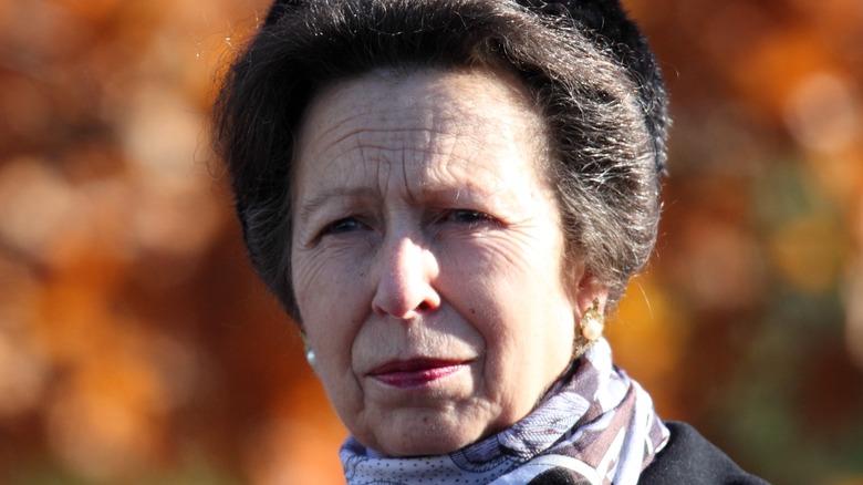 Princess Anne smiling 