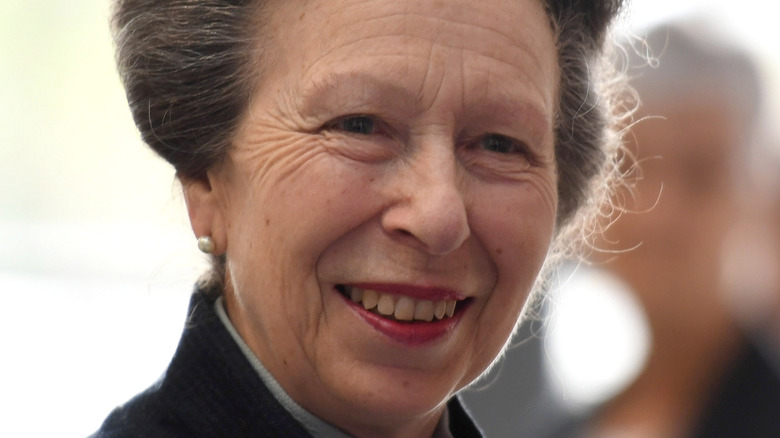 Princess Anne smiling