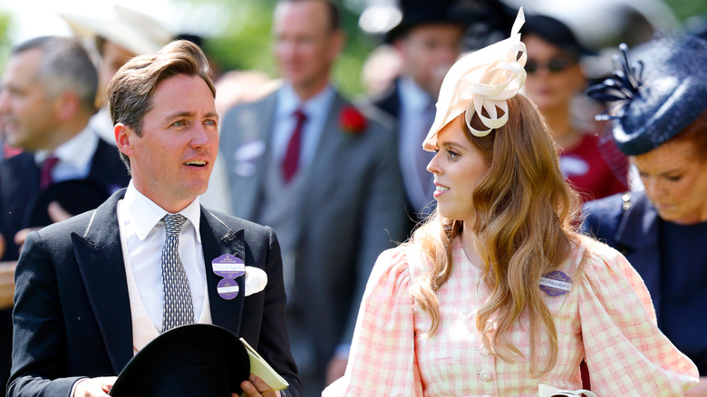 Princess Beatrice and Edo Mapelli Mozzi at the Royal Ascot