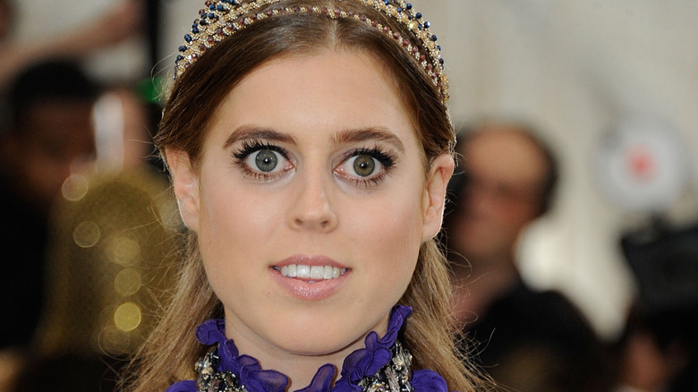 Princess Beatrice attending the Met Gala.