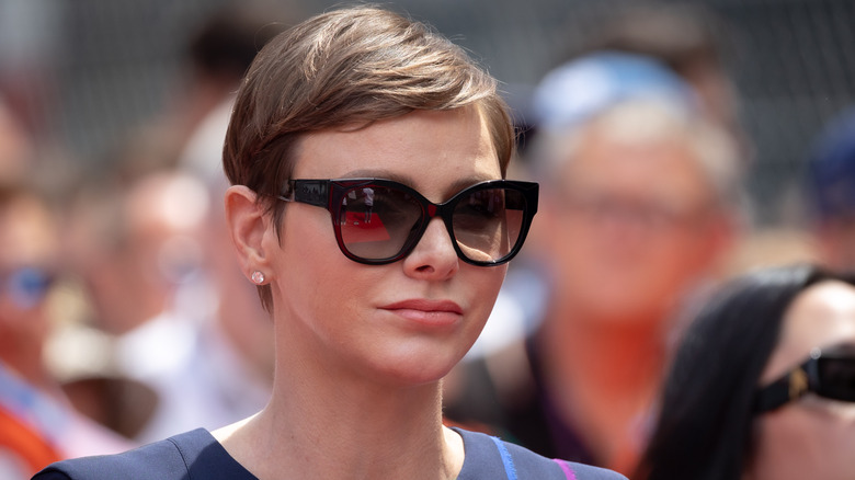 Princess Charlene at the Grand Prix