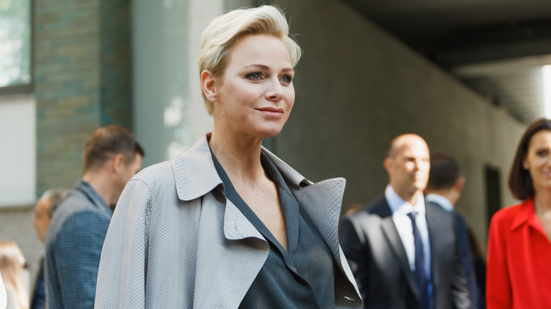 Princess Charlene looking regal at an event