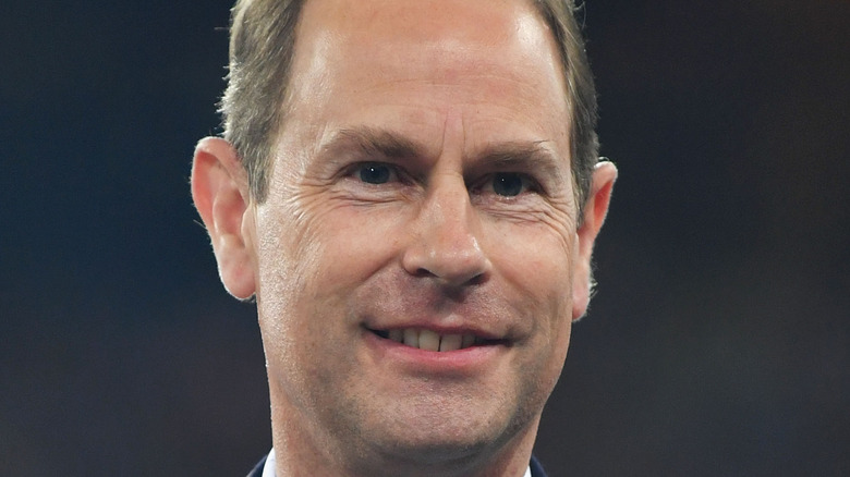 Prince Edward smiling