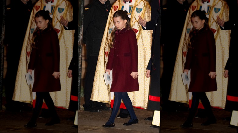Princess Charlotte attending the 2023 Together at Christmas Carol Service