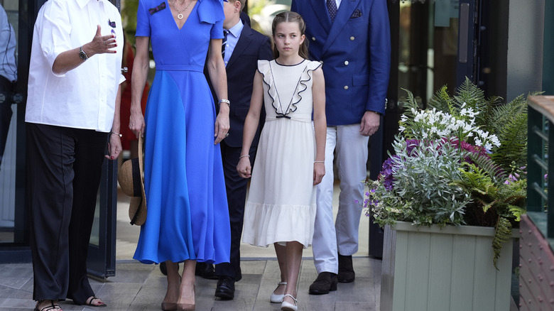 Princess Charlotte attending Wimbledon in 2025