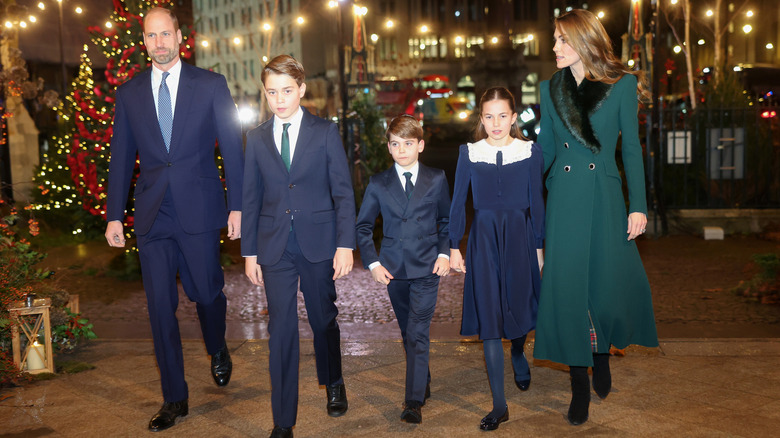 The Waleses attend Princess Catherine's Christmas carol event