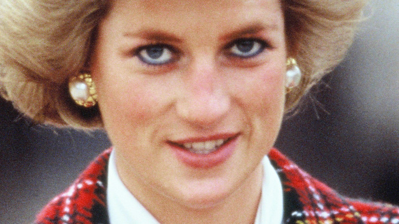 Princess Diana looking ahead