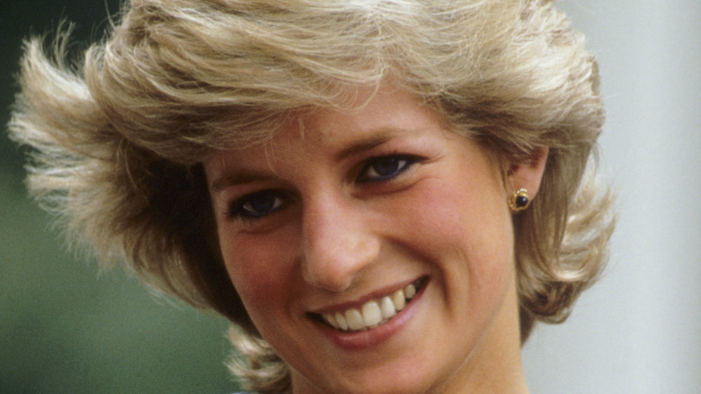 Princess Diana smiling