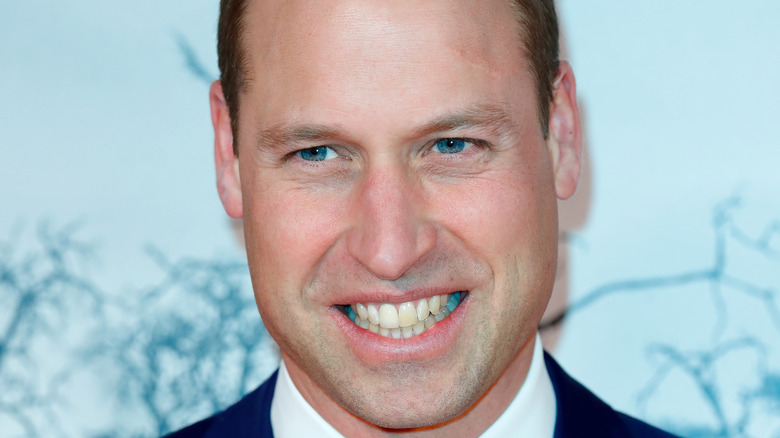 Prince William grinning