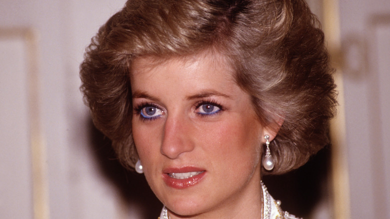 Princess Diana attends an event